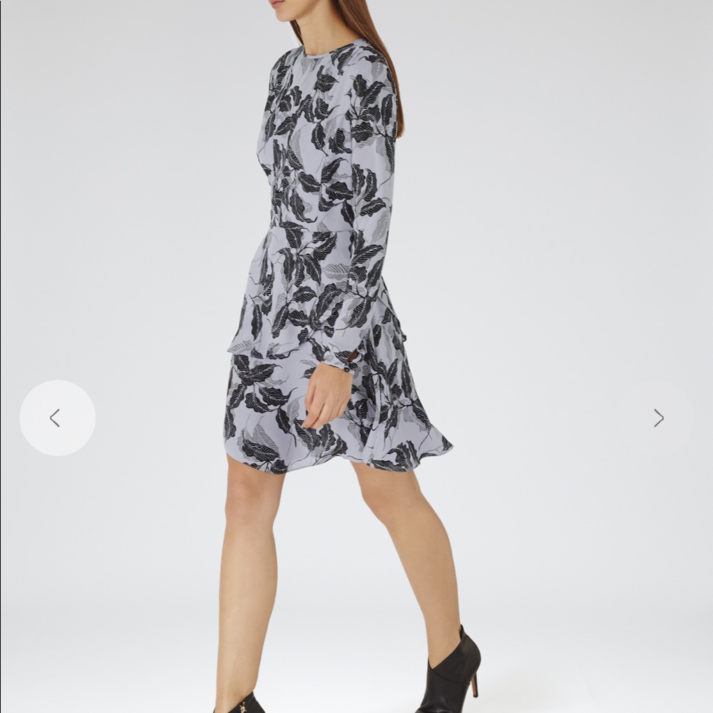Reiss Lauren Printed Dress
